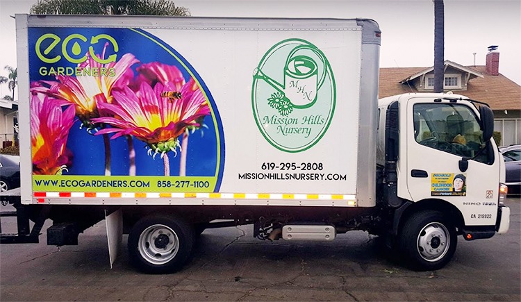 eco gardeners truck